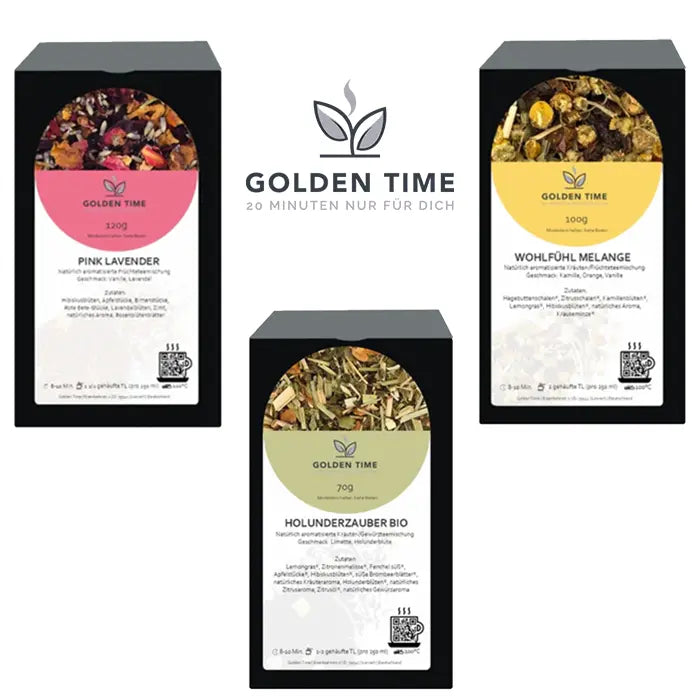 Koffeinfreies Tee Set für Ruhe und Entspannung im Alltag