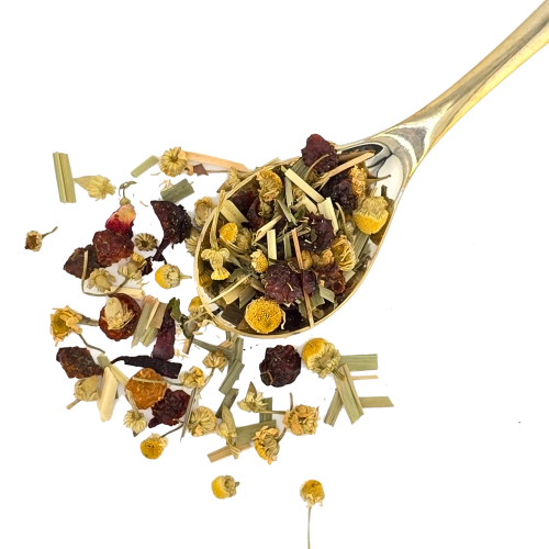 Bio Kräutertee mit Kamille Orange und Vanille
