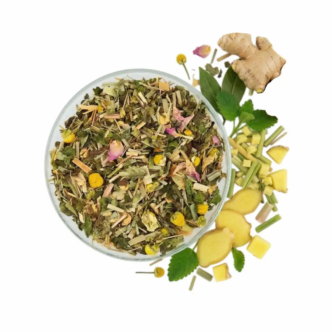 Bio Kräutertee mit Mate und Zitronenmelisse
