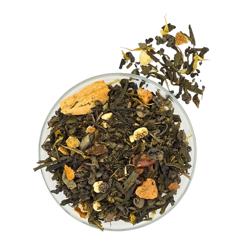 Aromatisierter Sencha Tee mit Mandarine