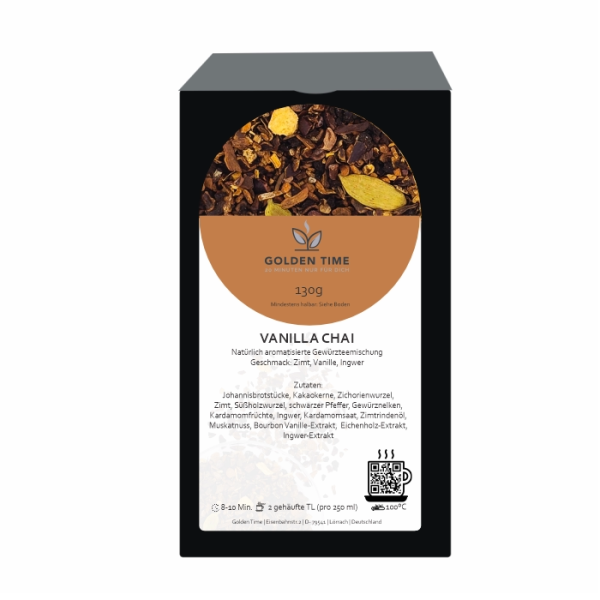 Vanilla Chai Tee würzig und aromatisch