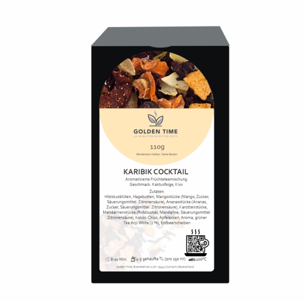 Karibik Coctail Tee fruchtig und koffeinfrei
