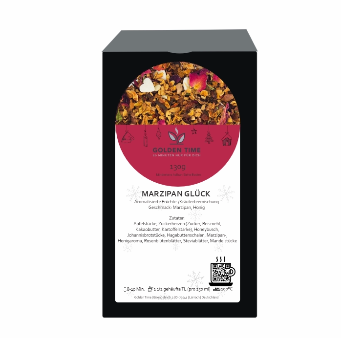 Marzipan Glück Tee süß und aromatisch