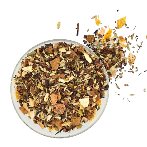 Naturtee mit Fenchel und Minze