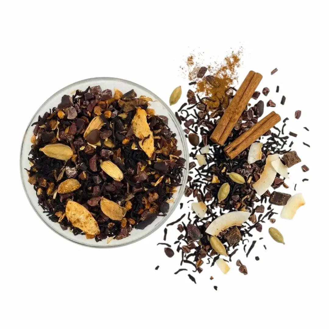 Schwarztee mit Kakao und Whisky Aroma