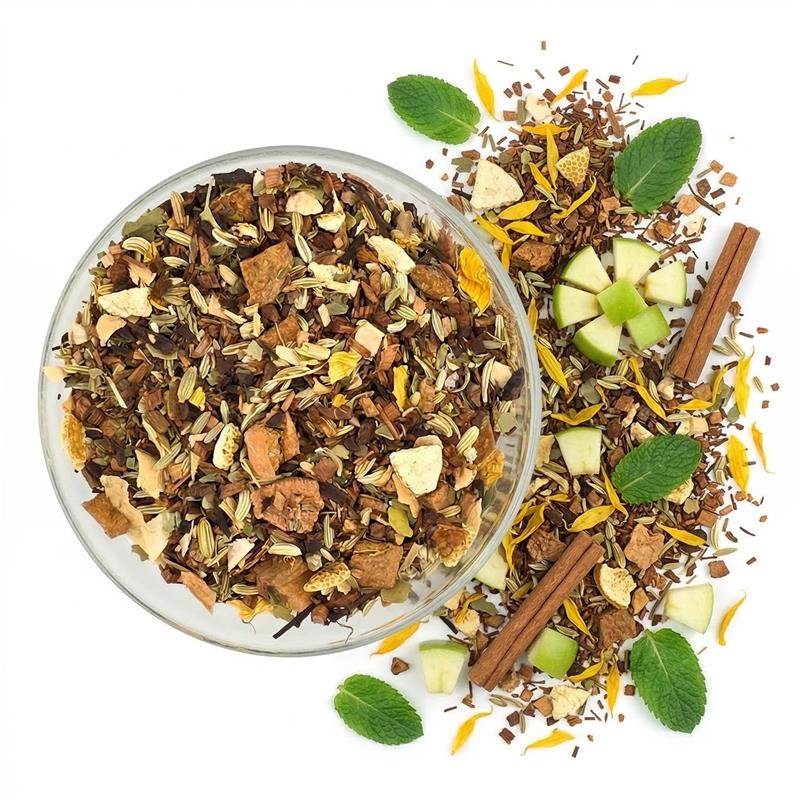 Honeybuschtee mit Zimt und Minze
