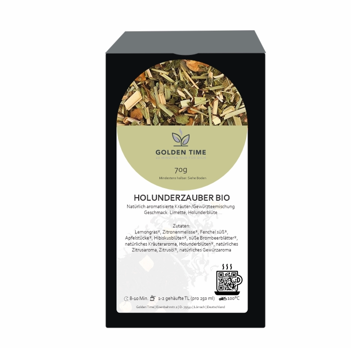 Holunderzauber Tee frisch und koffeinfrei