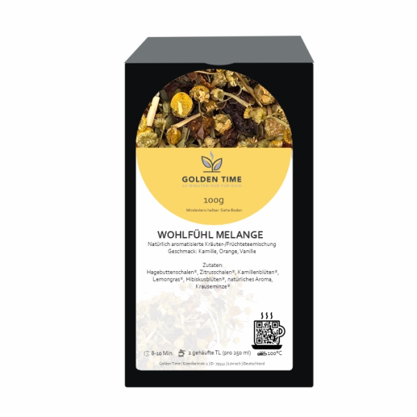 Wohlfühl Melange Tee beruhigend und koffeinfrei
