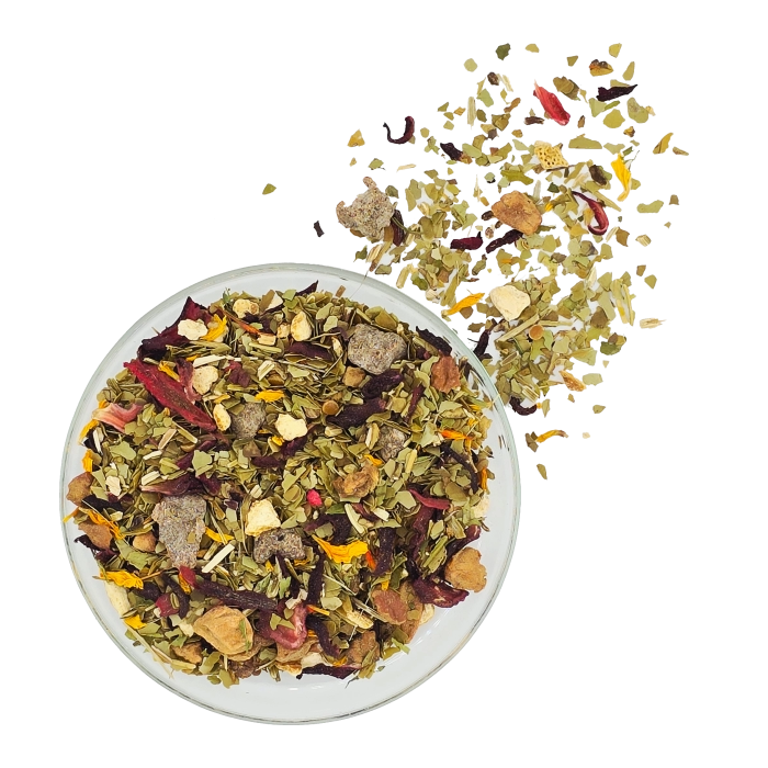 Fruchtiger Mate Tee mit natürlichem Koffein
