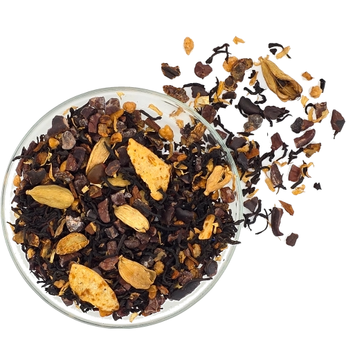 Aromatisierter Schwarztee mit Krokant