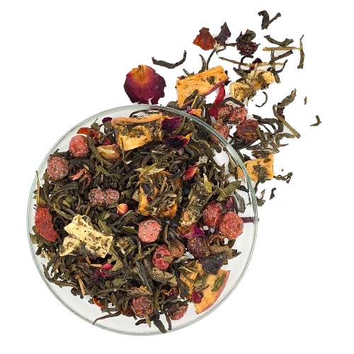 Sommertee mit fruchtigem Aroma